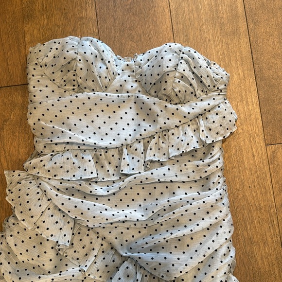 NWT HELLO MOLLY MIMOSA TIME DRESS‎ BLUE xs - Picture 5 of 11